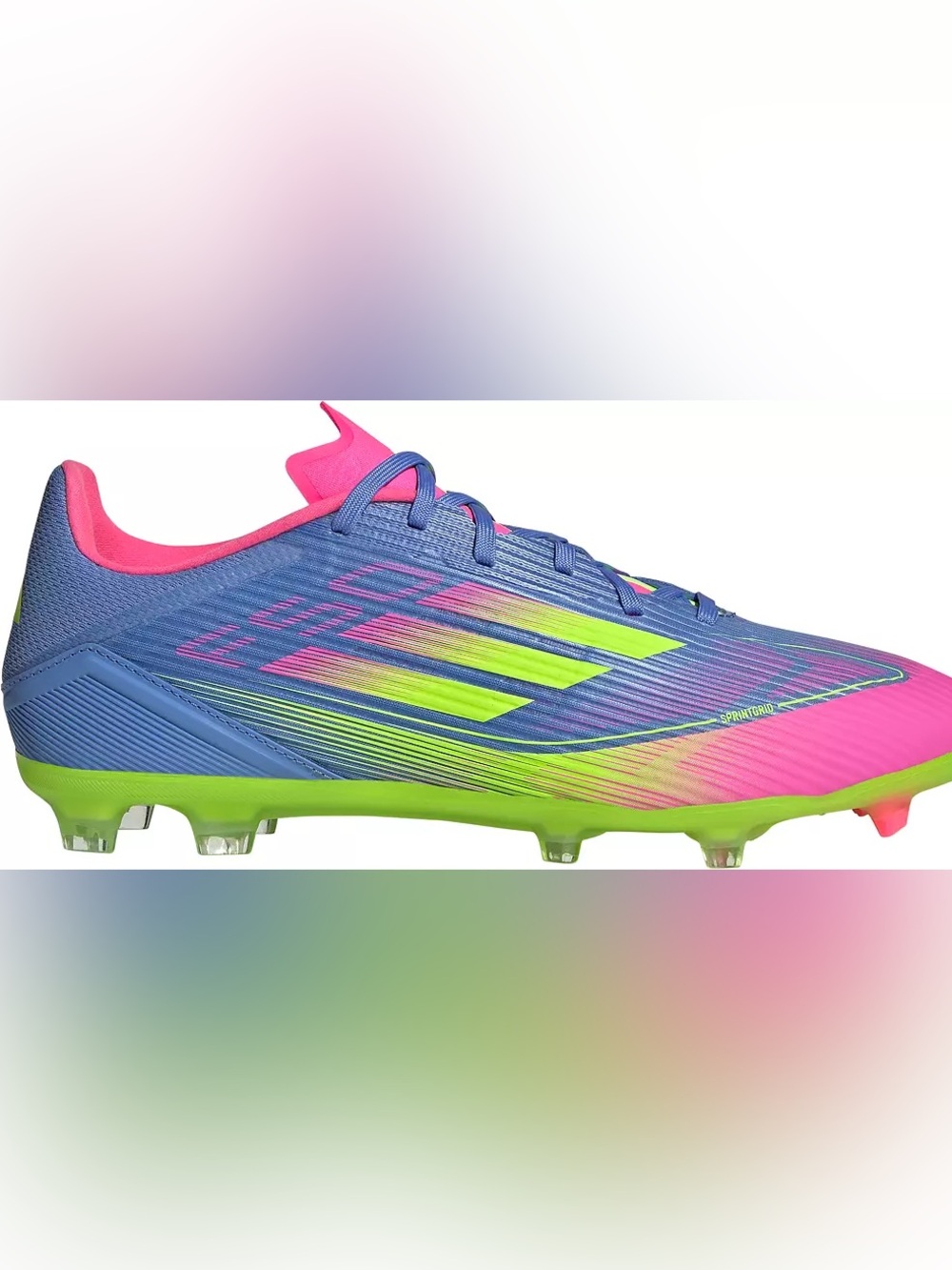 Brand New adidas F50 league FG/MG men’s Blue Pink Neon Green Soccer Cleats